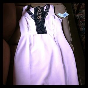 Sexy pink dress.